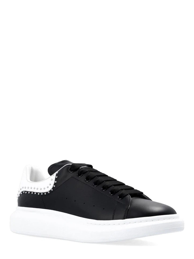 Black Calfskin Chunky Sneakers