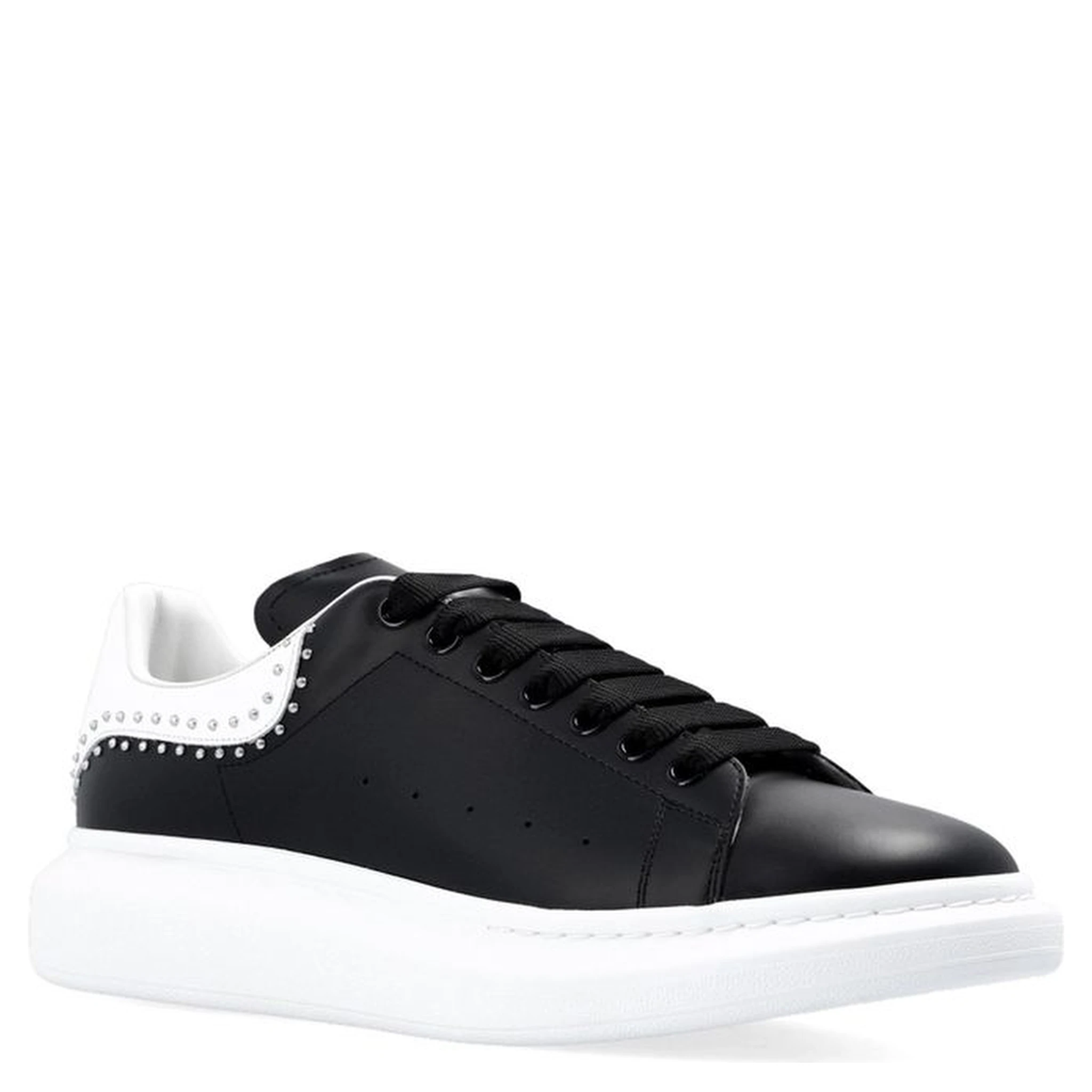 Black Calfskin Chunky Sneakers