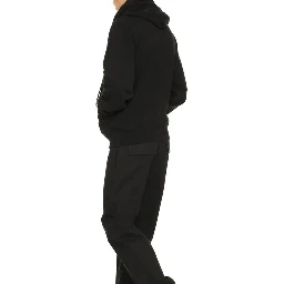 Black Cotton Sweatshirt