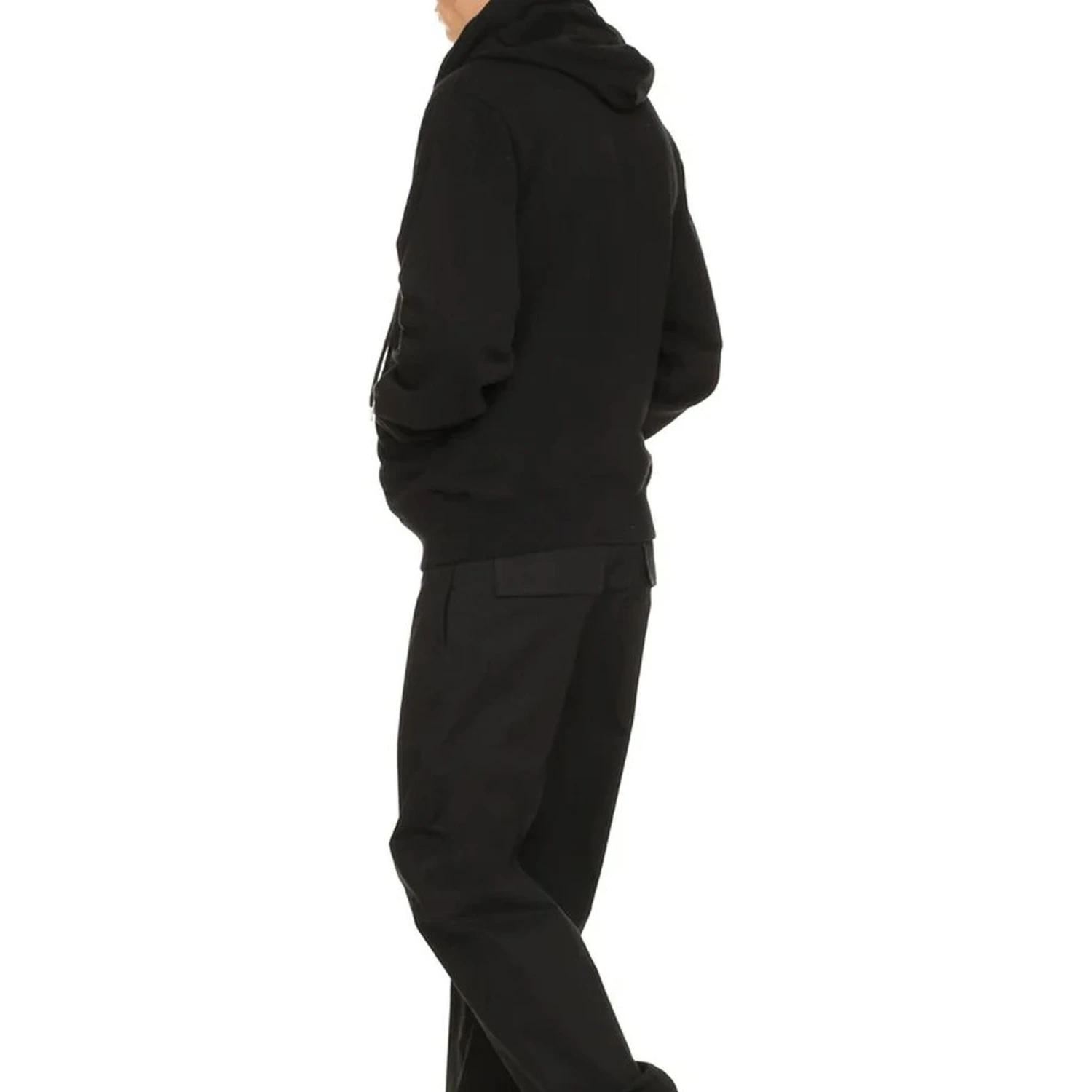 Black Cotton Sweatshirt