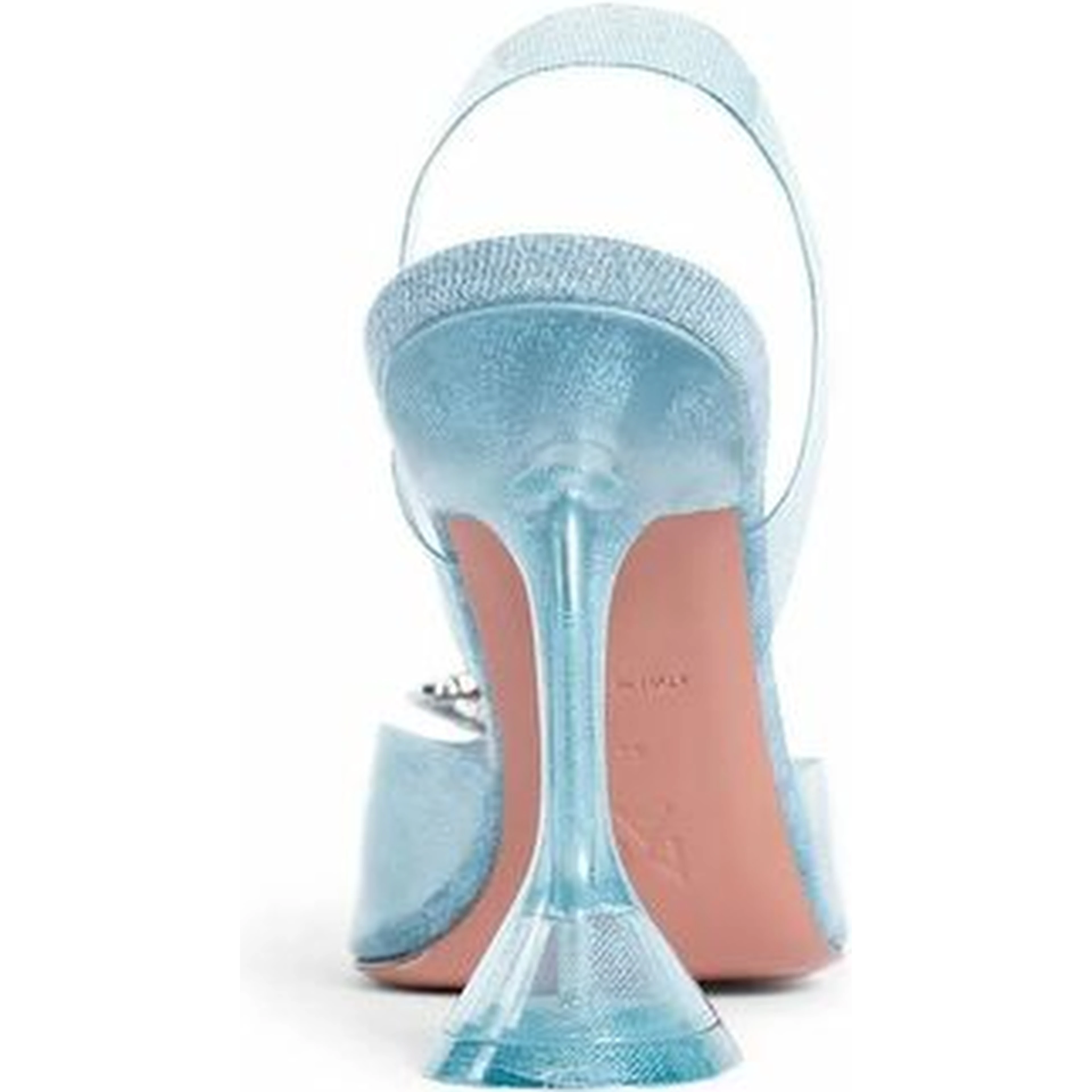 Blue Plexiglass High Heel Pumps