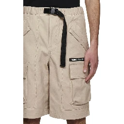 Beige Cotton Bermuda Shorts