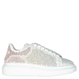 White Calfskin Low Top Sneakers