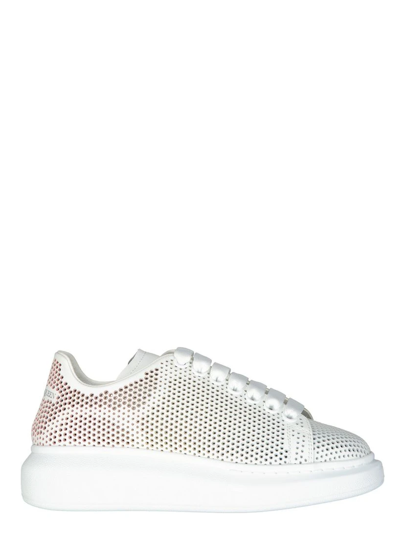 White Calfskin Low Top Sneakers