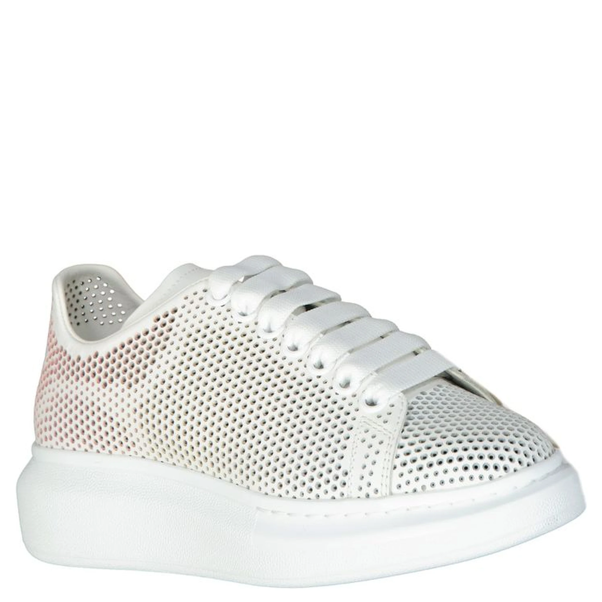 White Calfskin Low Top Sneakers