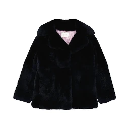Blue Rabbit Fur Coat
