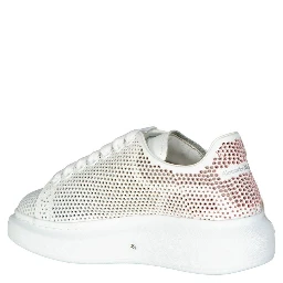 White Calfskin Low Top Sneakers