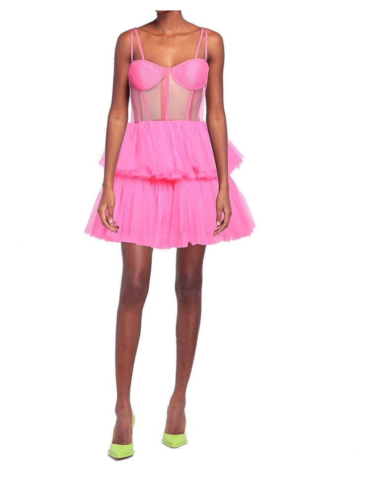 Multicolor Cotton Cocktail Dress alternative