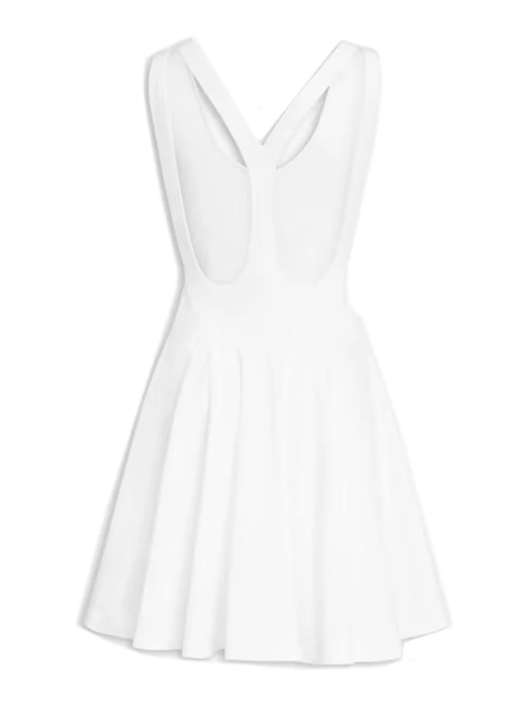 White Cotton Casual Dress alternative