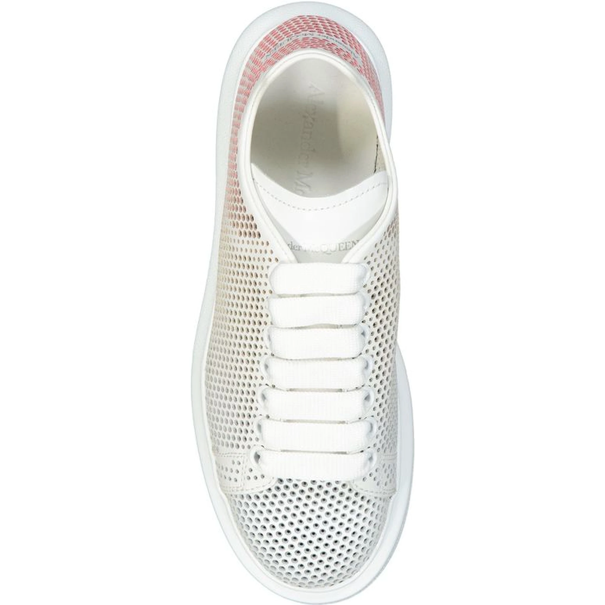 White Calfskin Low Top Sneakers