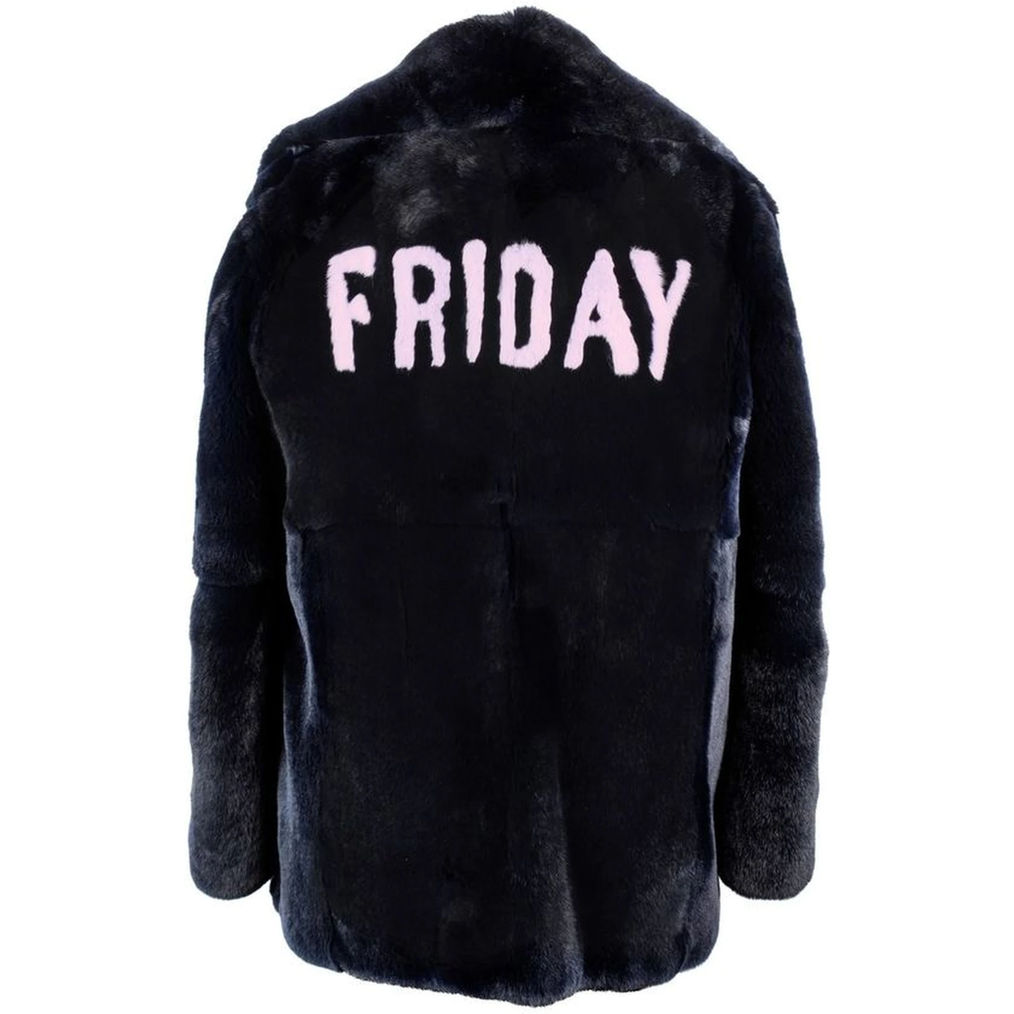 Blue Rabbit Fur Coat