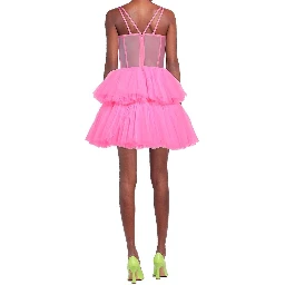Multicolor Cotton Cocktail Dress