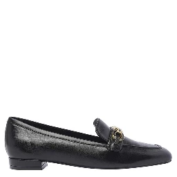 Black Calfskin Slip-On Loafers
