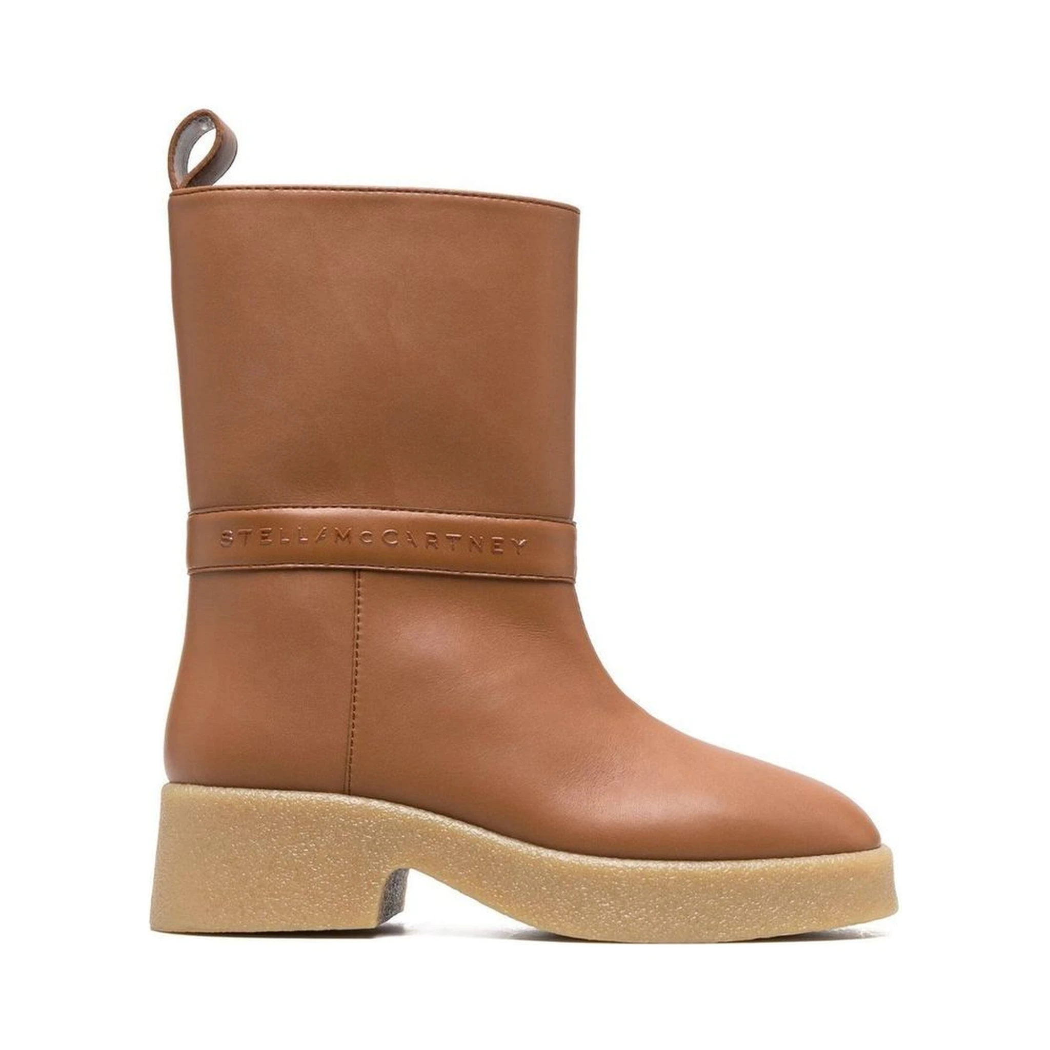 Brown Polyethylene Rain Boots