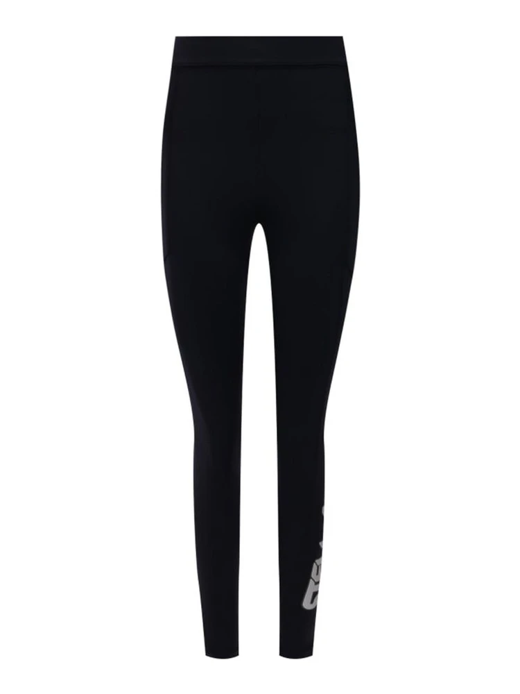 Blue Polyamide Athletic Pants