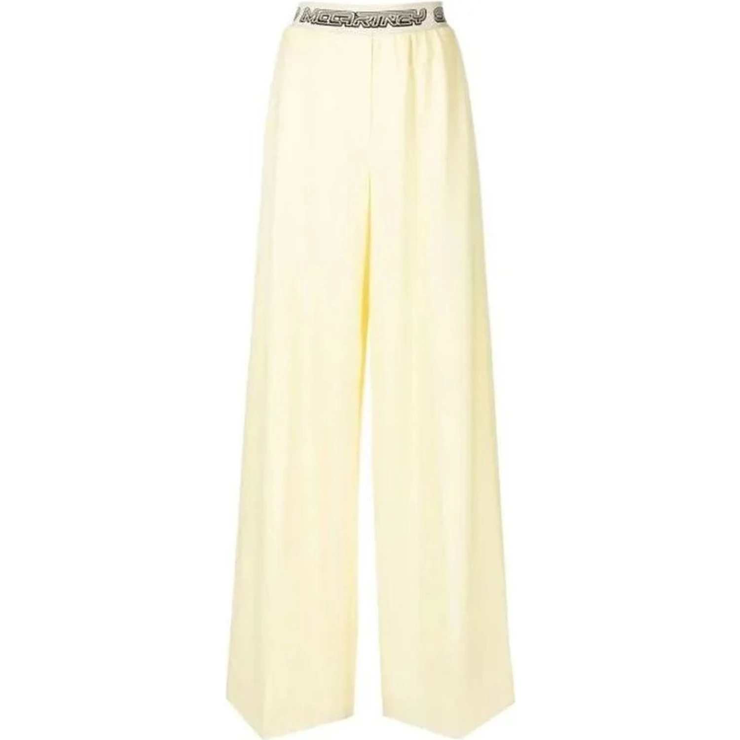 Bicolor Wool Casual Pants