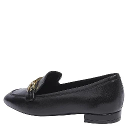 Black Calfskin Slip-On Loafers