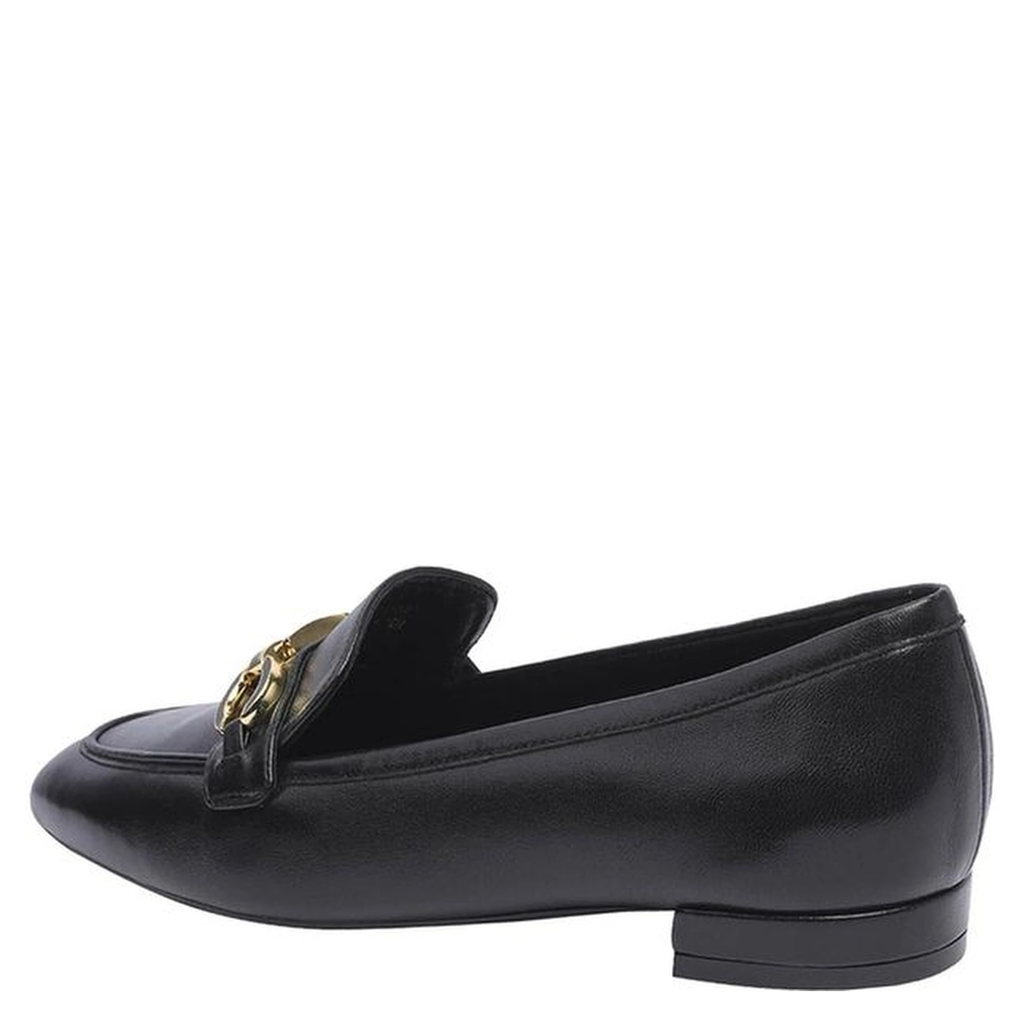 Black Calfskin Slip-On Loafers