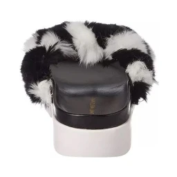 Black Fur Slippers