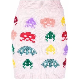 Multicolor Cotton Mini Skirt