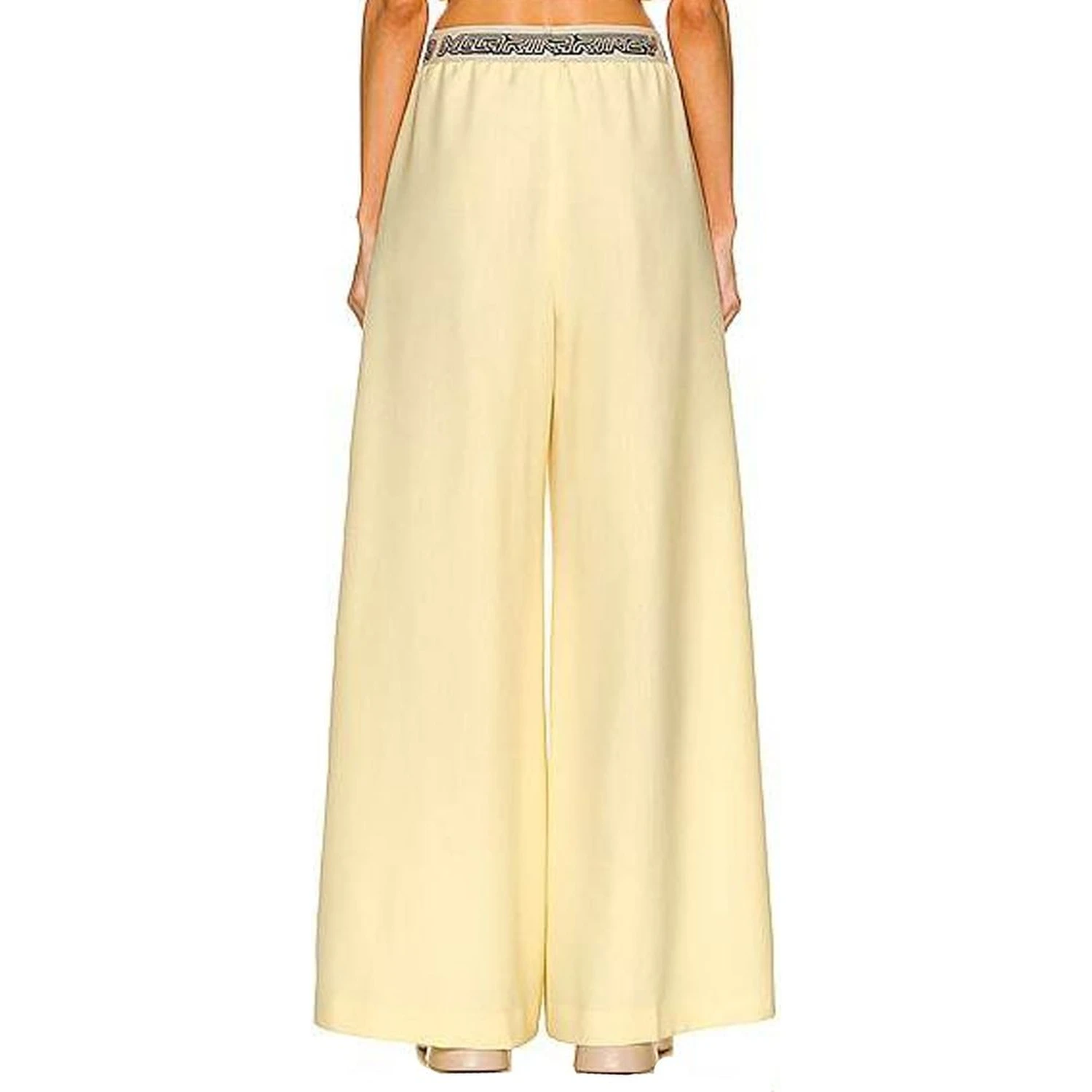 Bicolor Wool Casual Pants