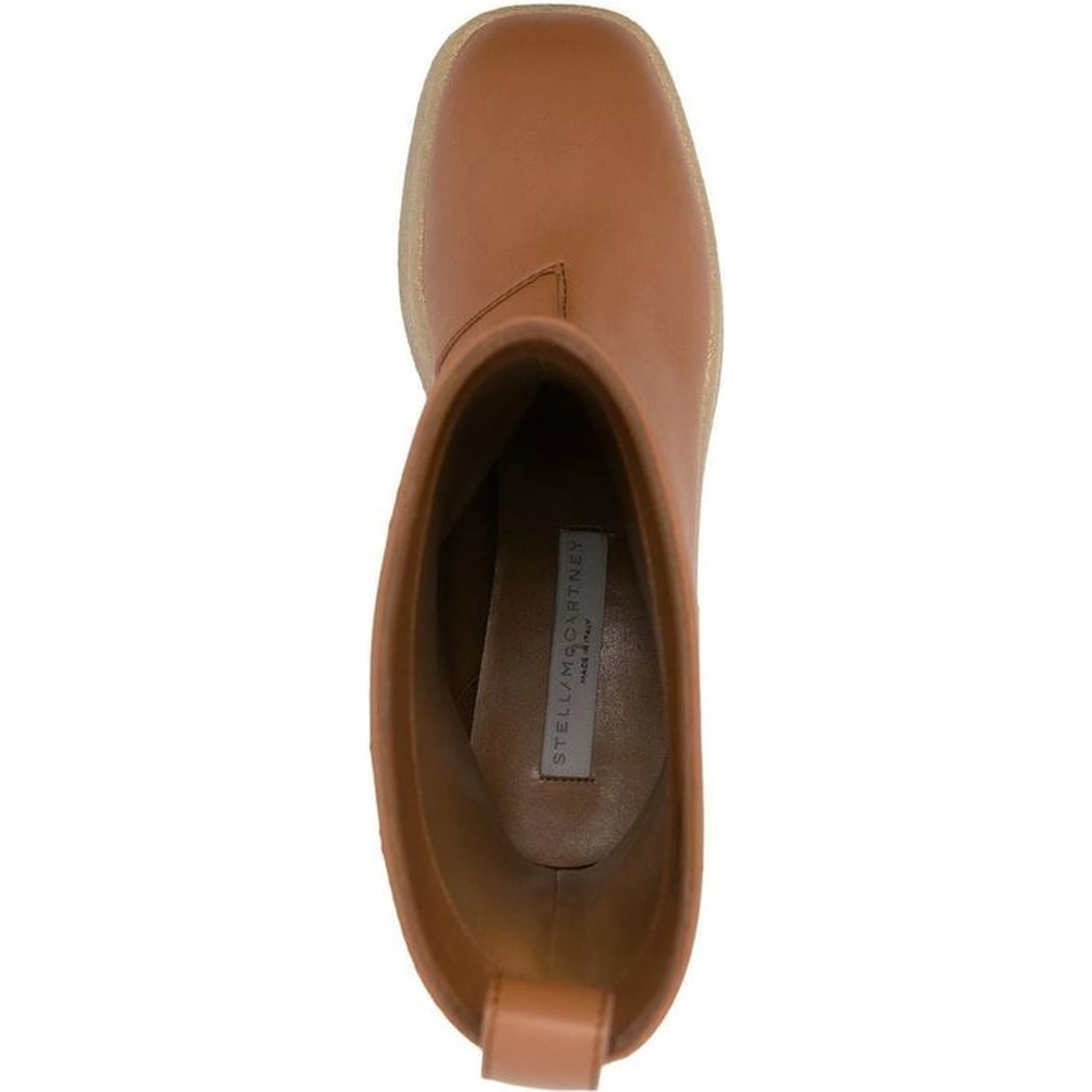 Brown Polyethylene Rain Boots