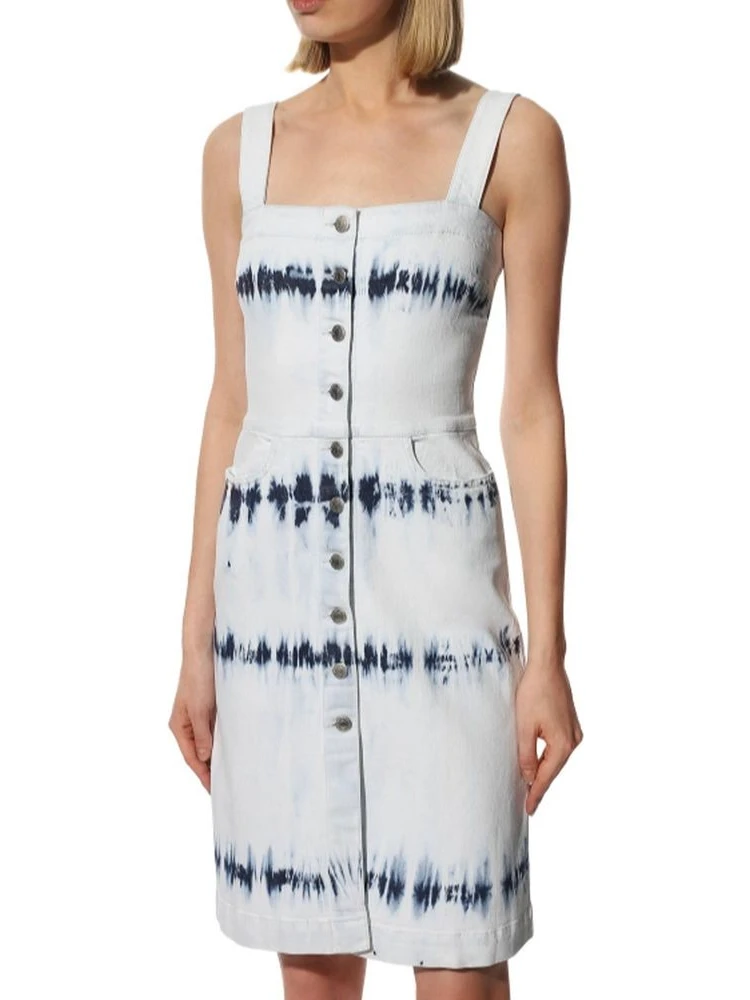 Blue Polyester Casual Dress alternative