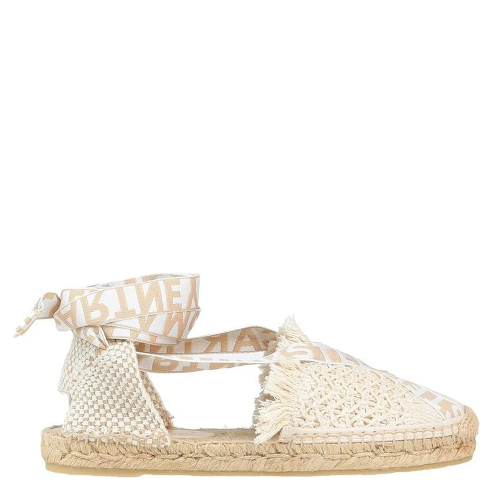 Beige Canvas Espadrilles