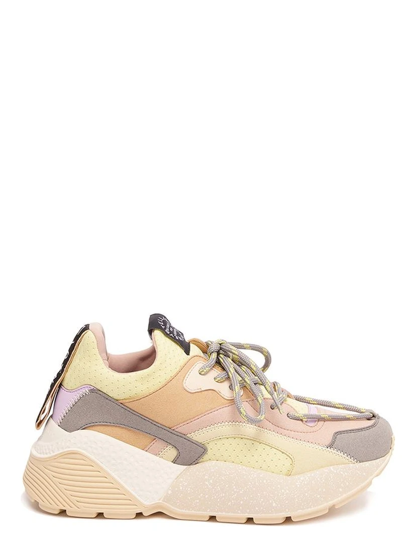 Multicolor Vegan Leather Chunky Sneakers