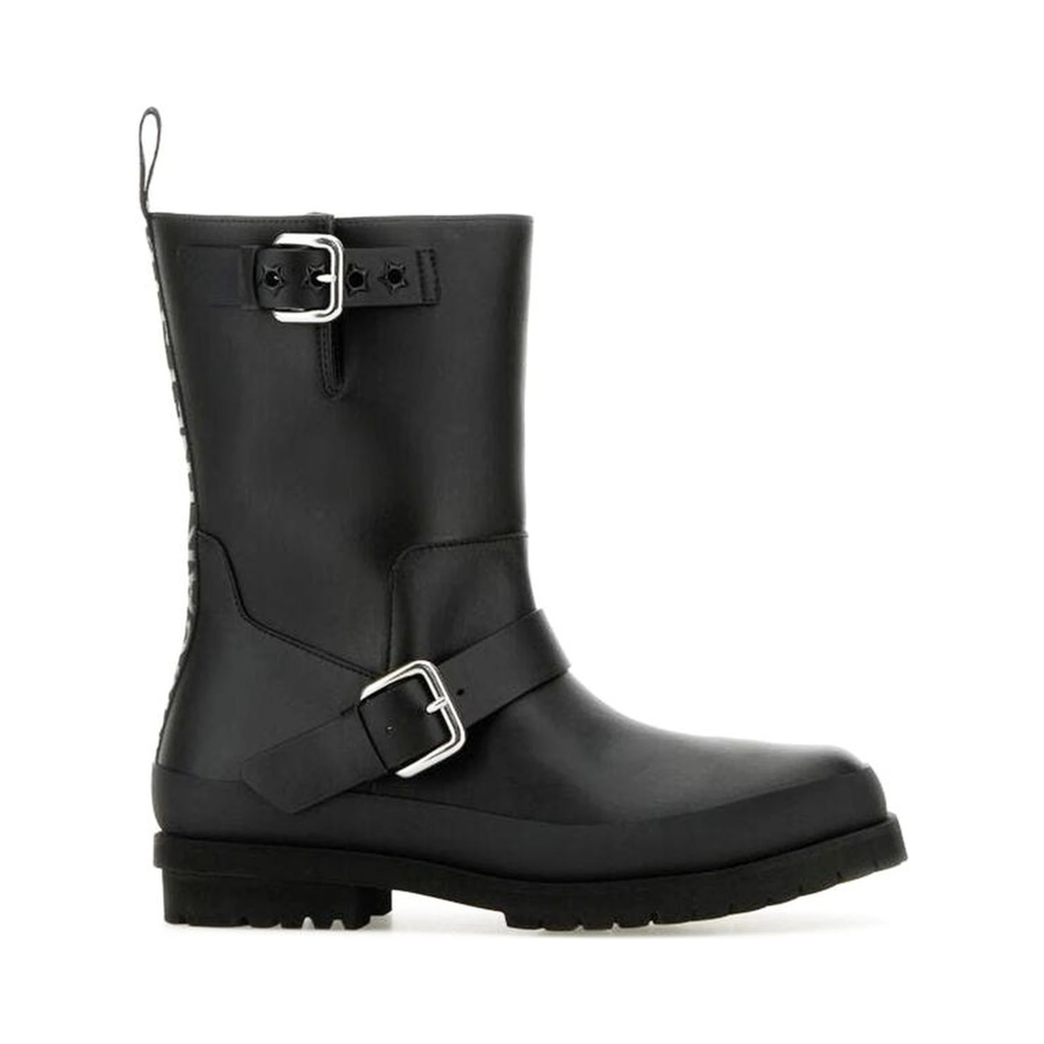 Black Polyester Boots