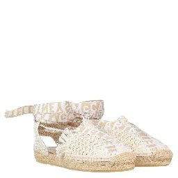 Beige Canvas Espadrilles