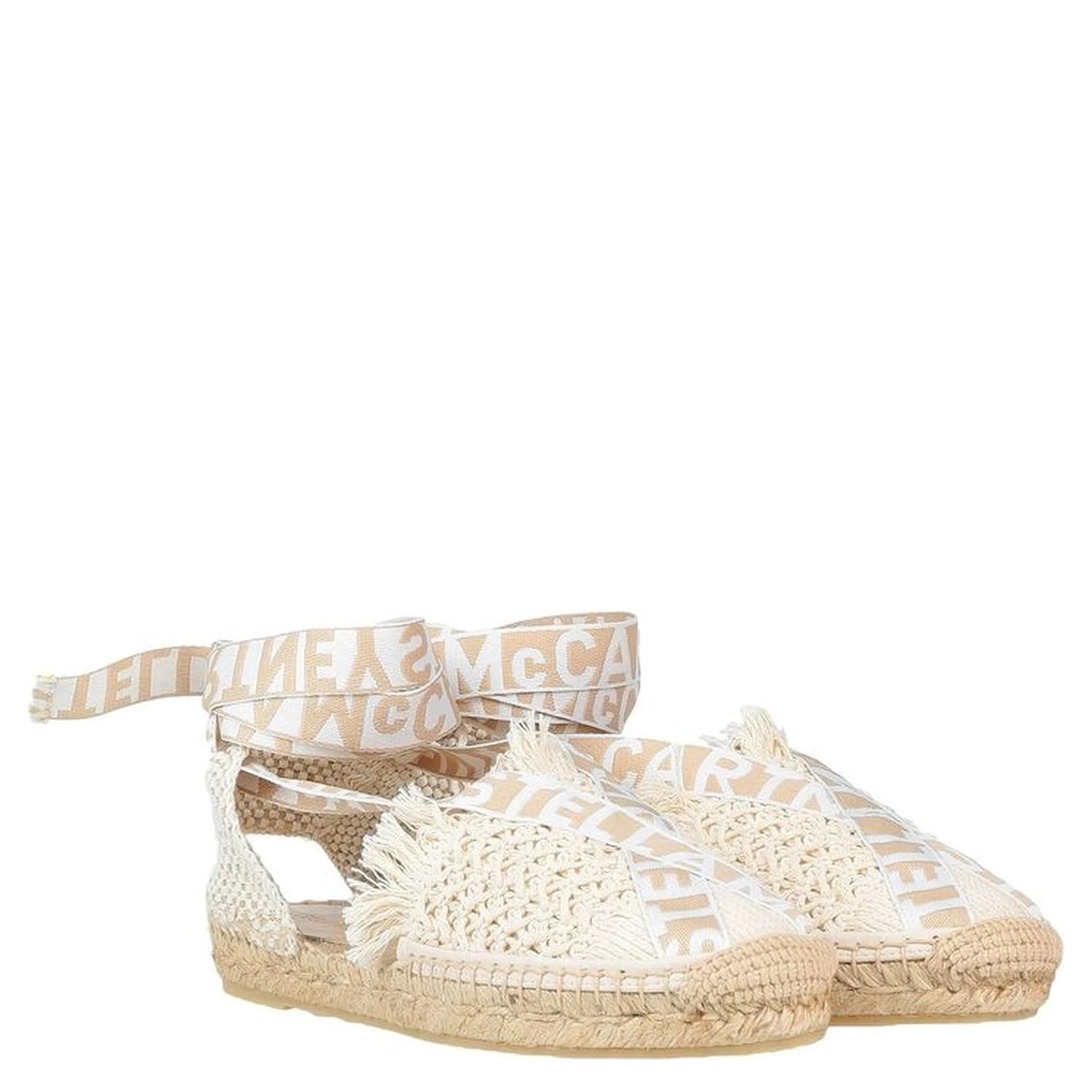 Beige Canvas Espadrilles