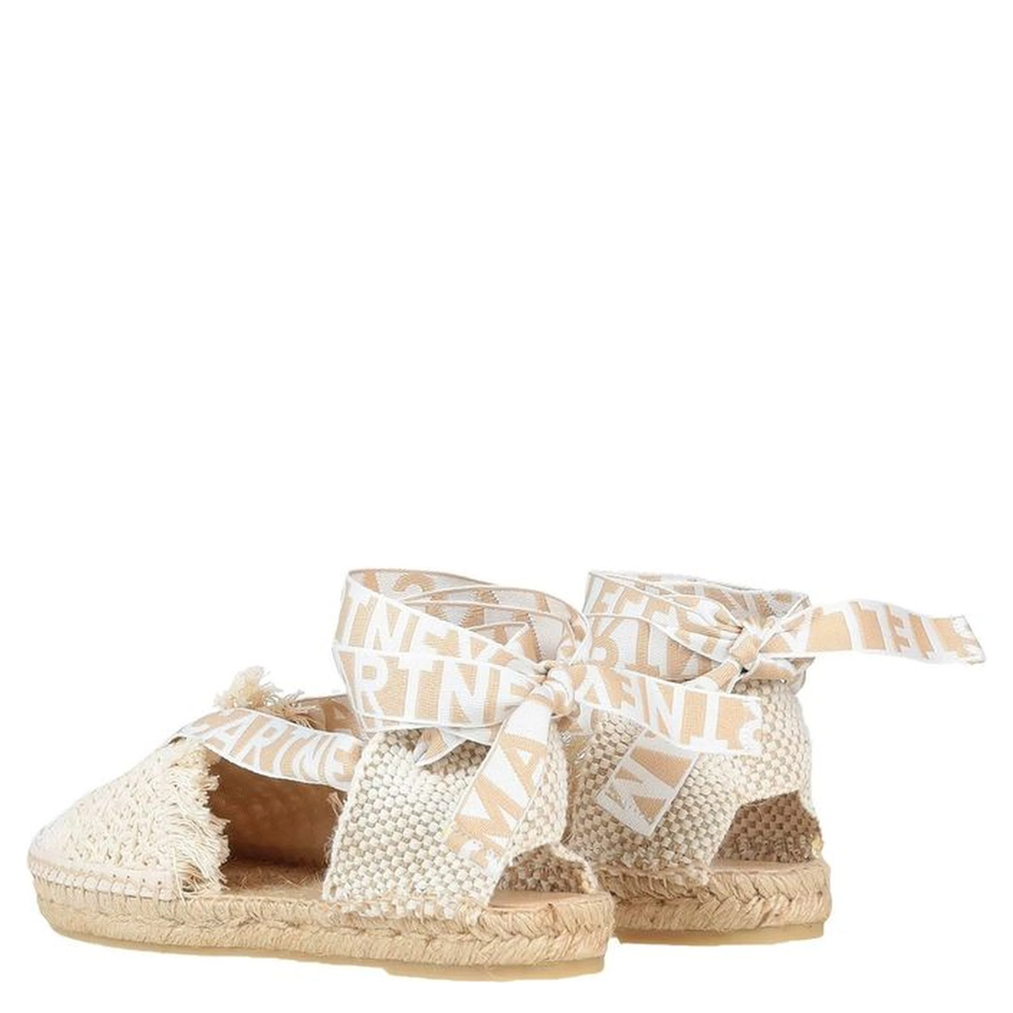 Beige Canvas Espadrilles