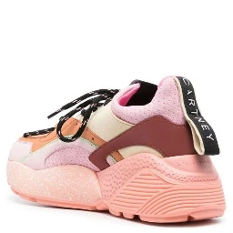 Orange Polyethylene Chunky Sneakers