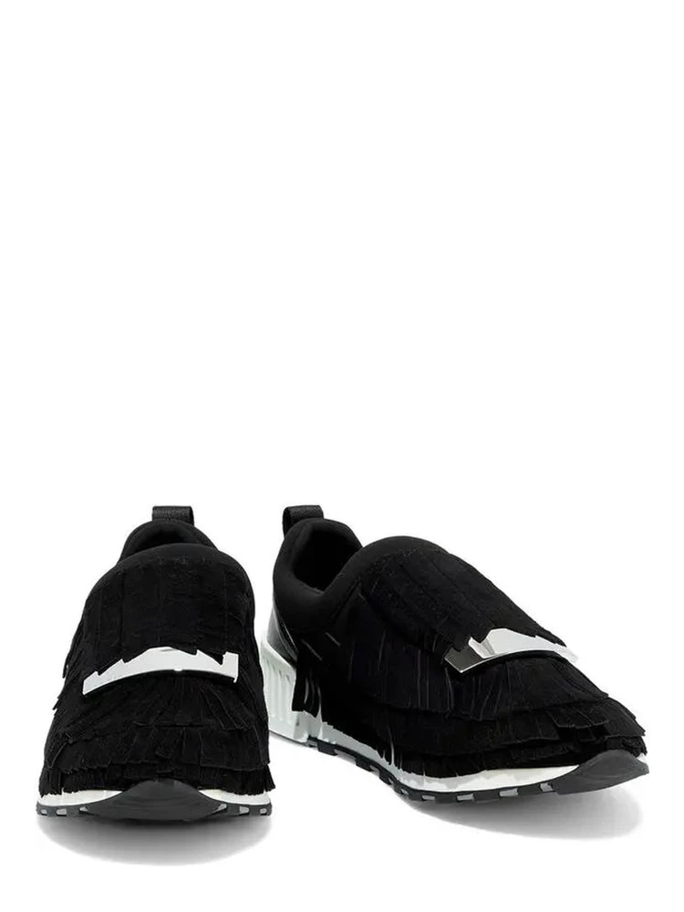 Black Fabric Athletic Sneakers alternative