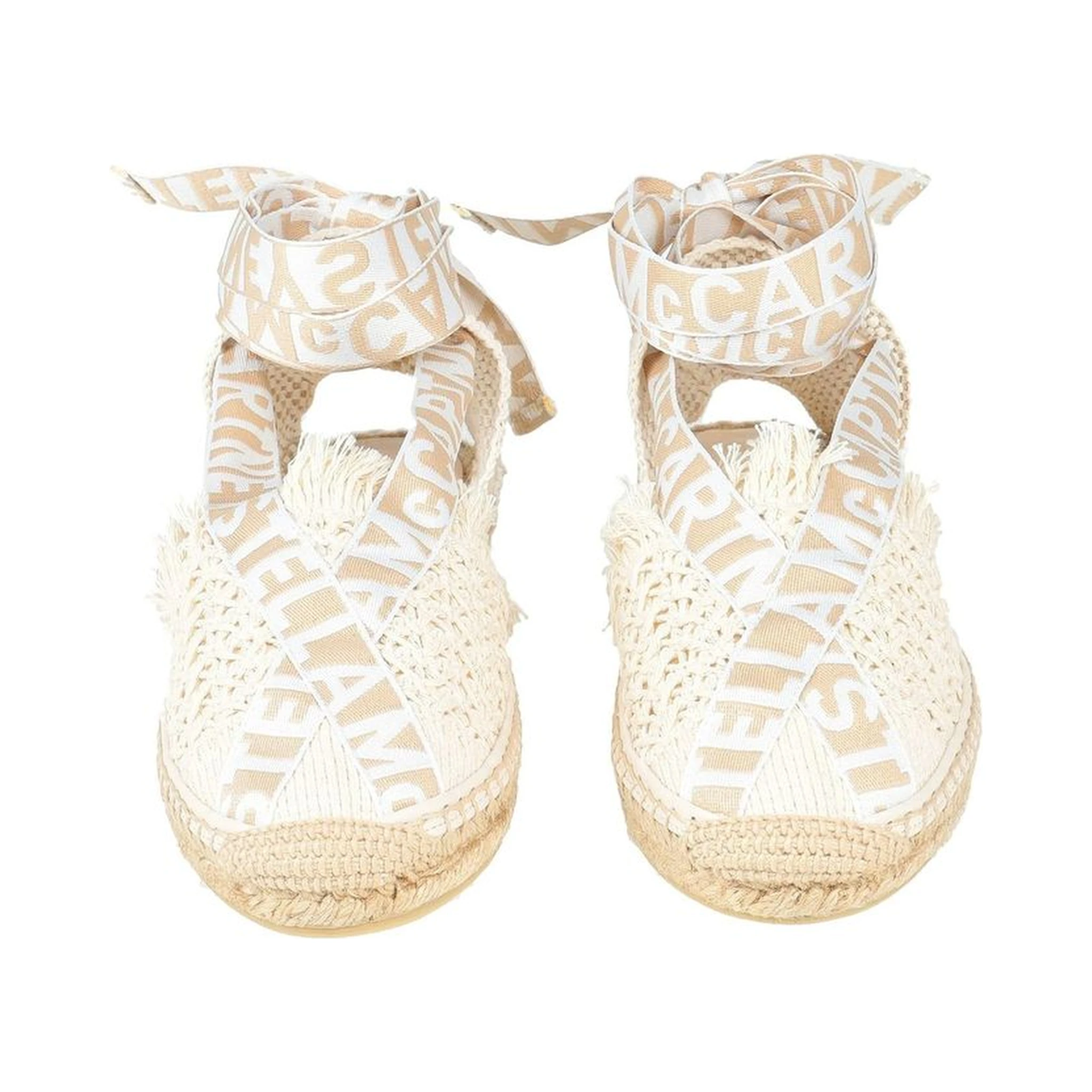 Beige Canvas Espadrilles