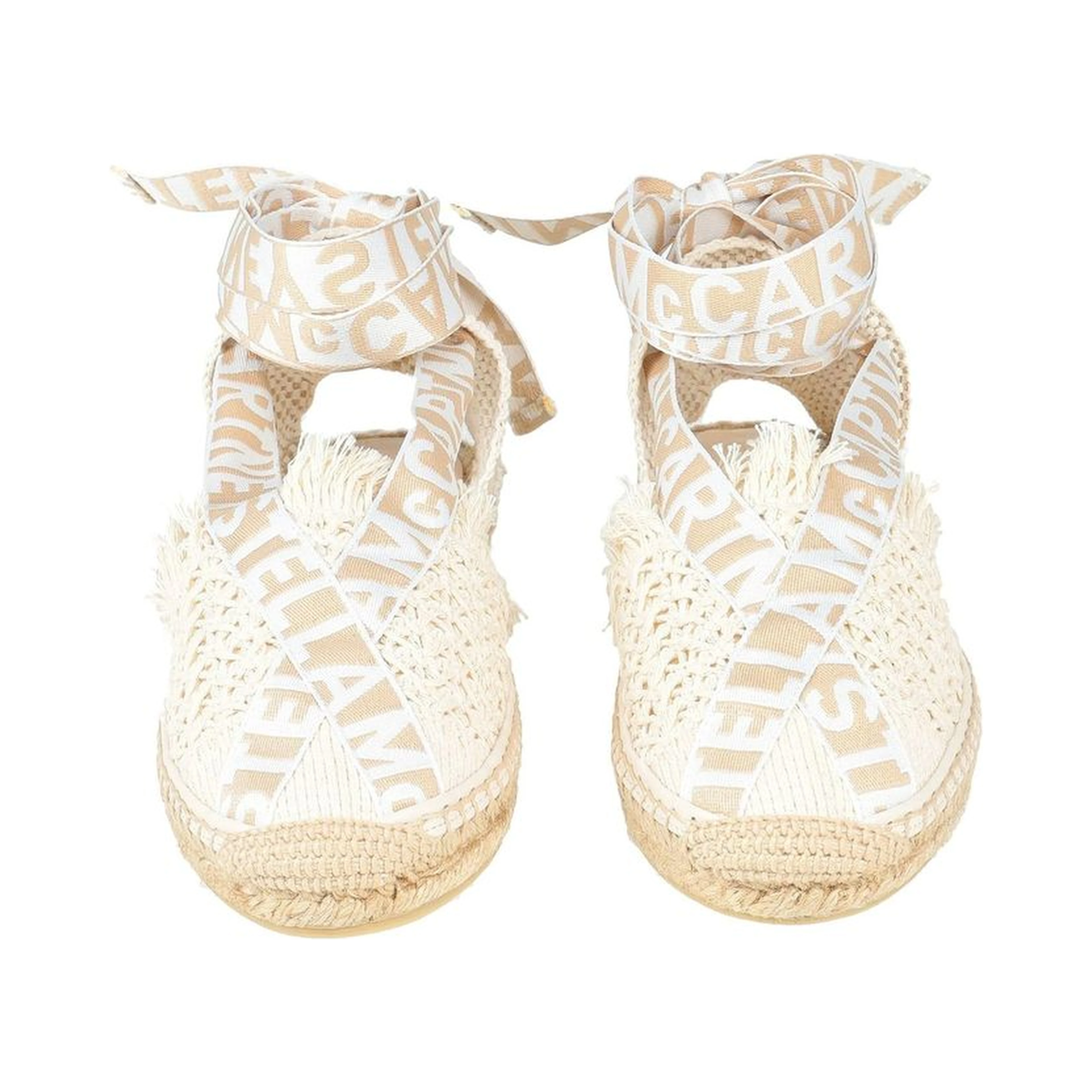 Beige Canvas Espadrilles