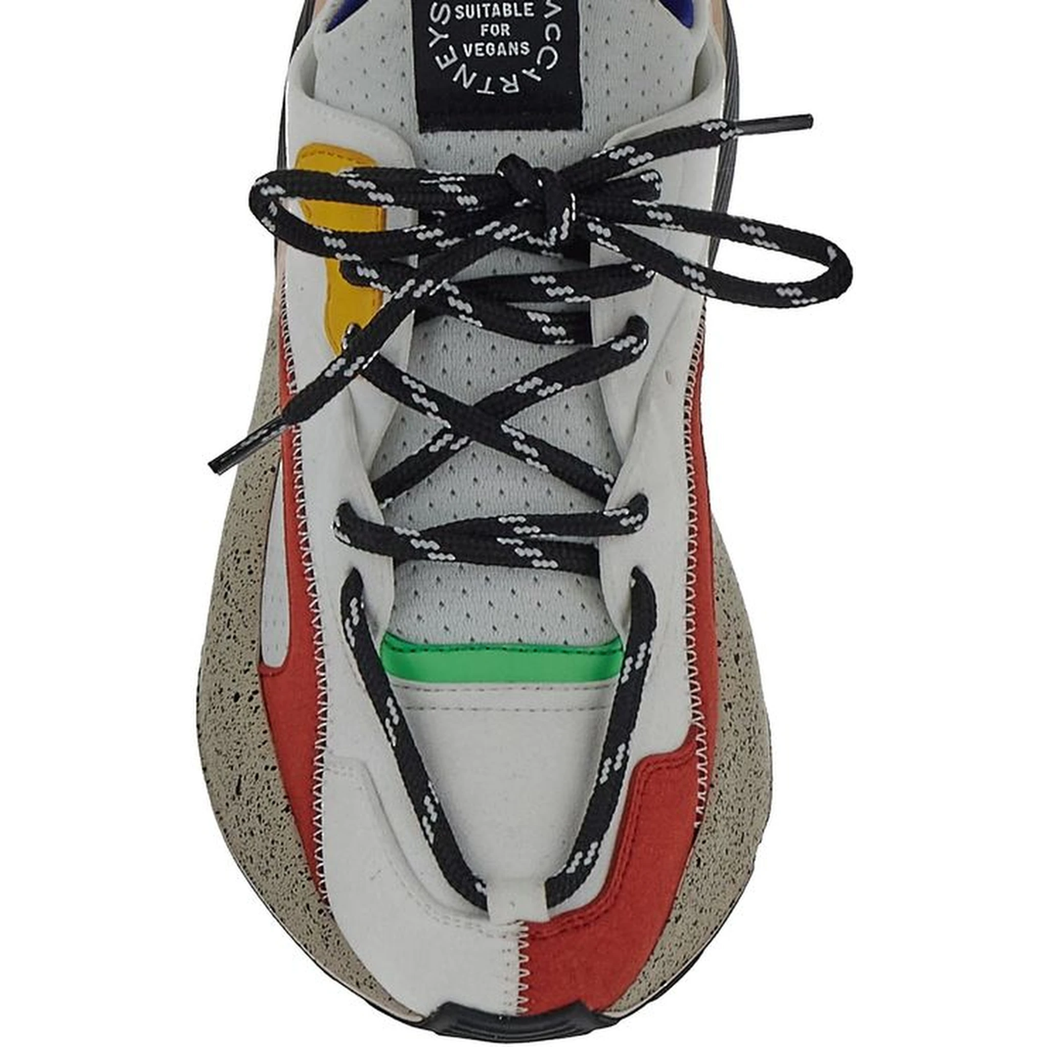 White Vegan Leather Chunky Sneakers