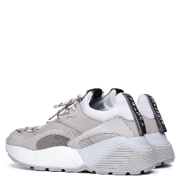 Gray Vegan Leather Chunky Sneakers
