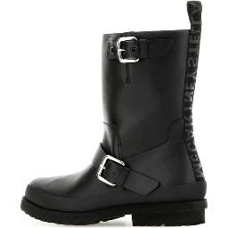 Black Polyester Boots