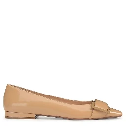 Brown Calfskin Ballet Flats