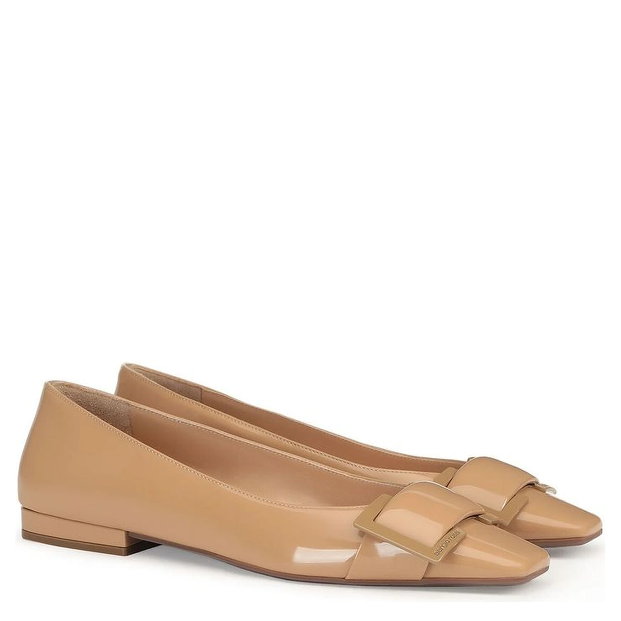 Brown Calfskin Ballet Flats