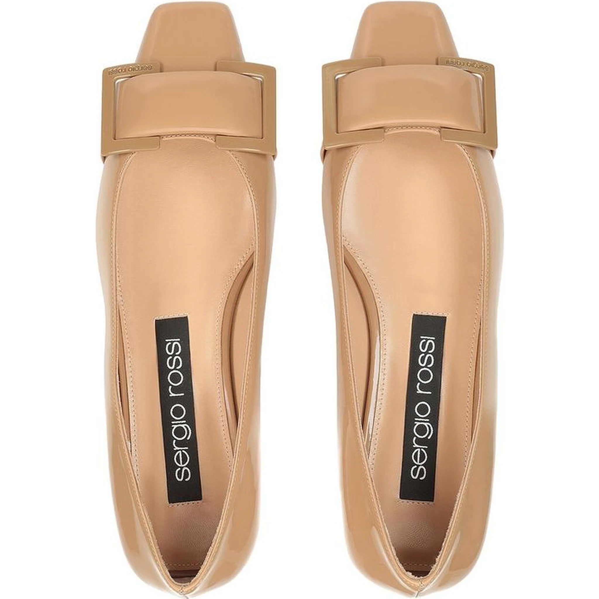 Brown Calfskin Ballet Flats