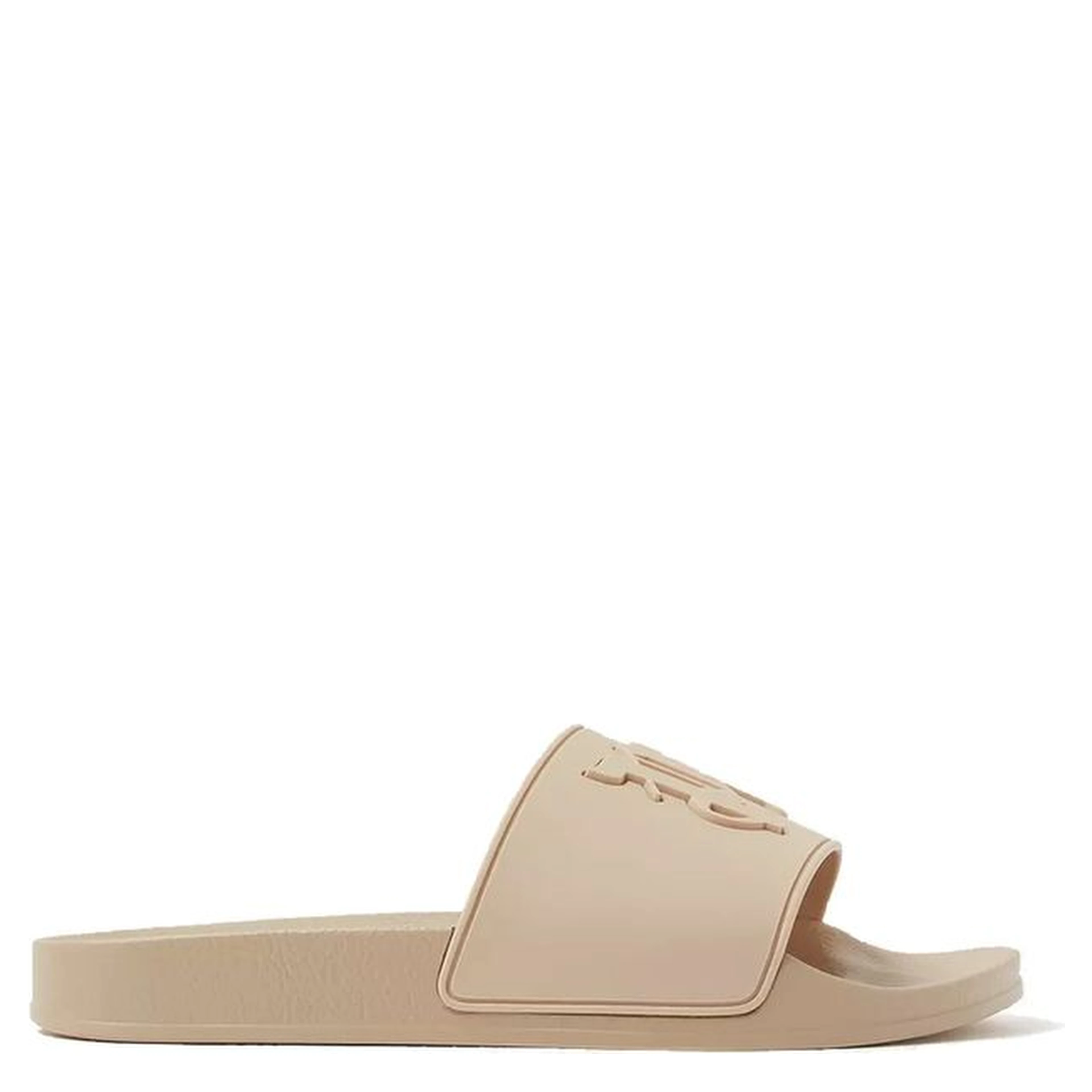 Beige Rubber Slides