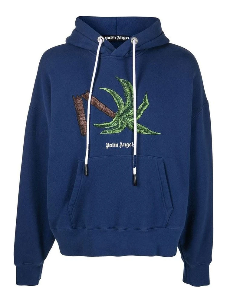 Blue Cotton Sweatshirt