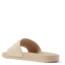 Beige Rubber Slides