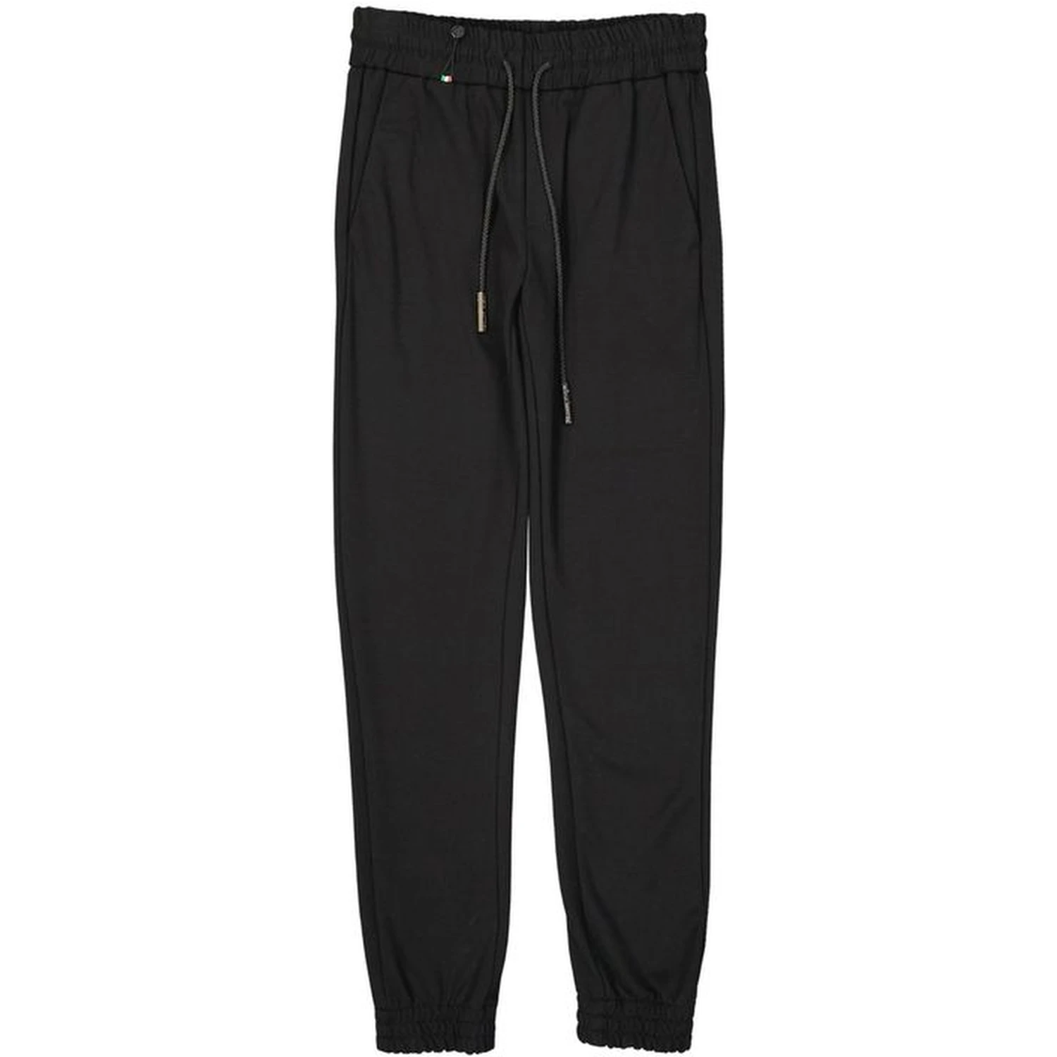 Black Elastane Joggers (Workout Pants)