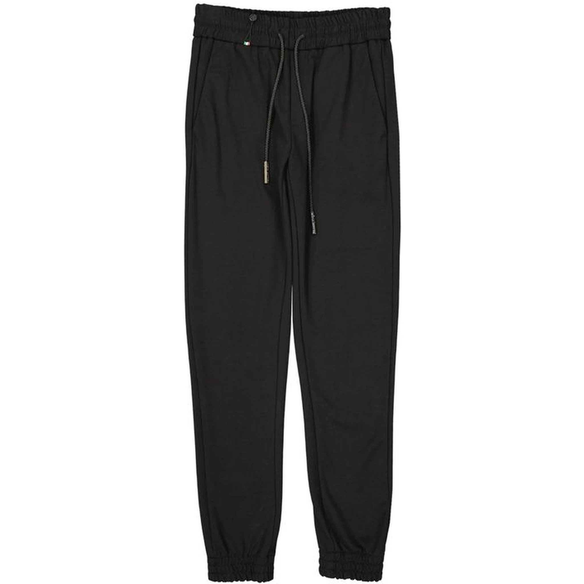 Black Elastane Joggers (Workout Pants)