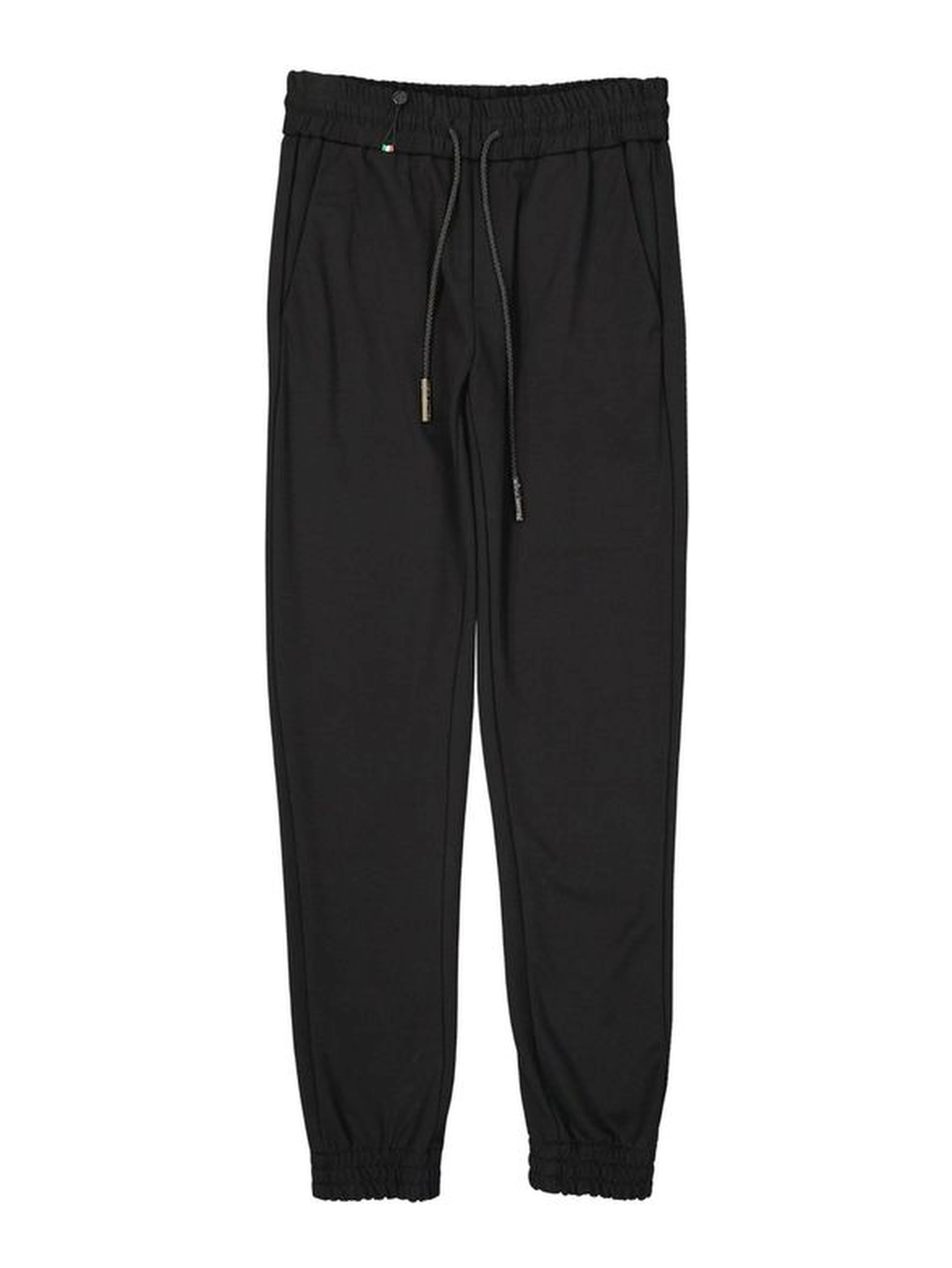 Black Elastane Joggers (Workout Pants)