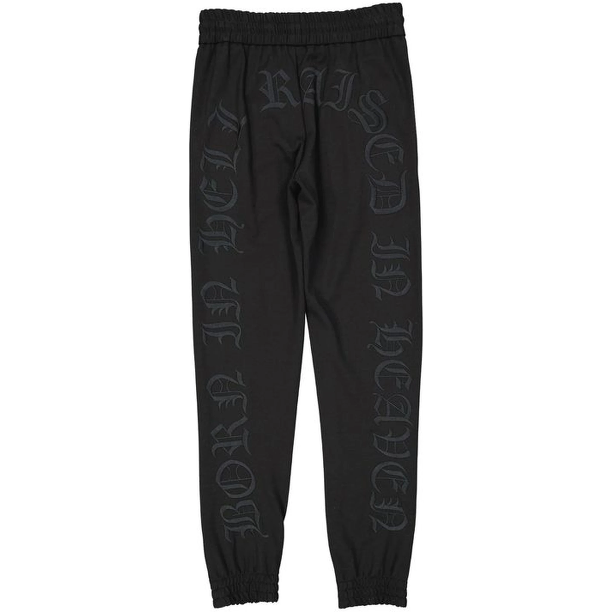 Black Elastane Joggers (Workout Pants)